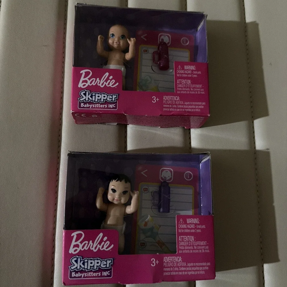 Barbie Skipper Babysitters Inc African American Black Baby & Others Lot Of 4 New